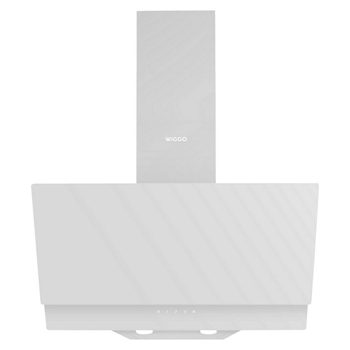Wiggo Schouwafzuigkap schuin WE-D632G(W) (Breedte: 60 cm, Max. afzuigcapaciteit luchtafvoer: 300 m³/u, Wit) | BAUHAUS