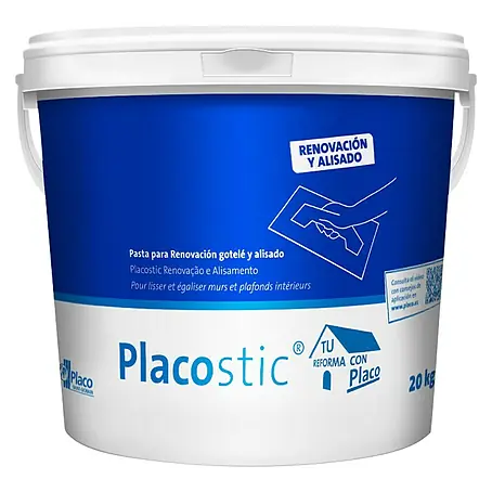 Placo Saint-Gobain  Pasta de yeso Placostic Renovación y Alisado
