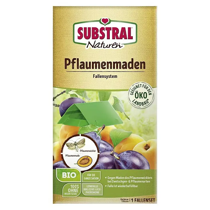Substral Naturen Pflaumenmaden-Falle - 1 -tlg. - Substral Naturen Pflaumenmaden Fallensystem. Bekämpft Pflaumenmaden auf biologische Weise, ohne Insektizide, für die ganze Saison.