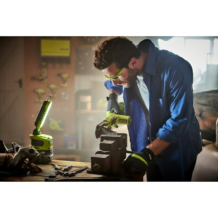 Ryobi ONE+ Akku-Bandschleifer (18 V, Ohne Akku, Bandgeschwindigkeit: 0 m/min - 630 m/min)