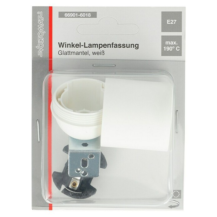 Voltomat Winkel-Lampenfassung E27