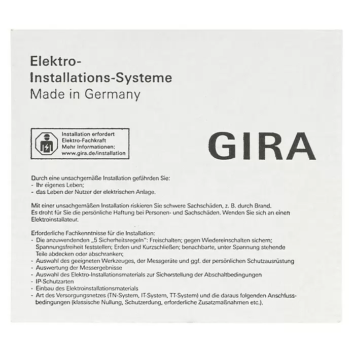 Gira LED-Dimmer System 3000 245500 - 420 W - GIRA Installationsanleitung/Sicherheitshinweise, detailliert Anforderungen an Elektroinstallationen und Fachkenntnisse.