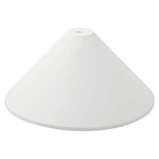 Lampenbaldachin konisch (Weiß, Kunststoff)