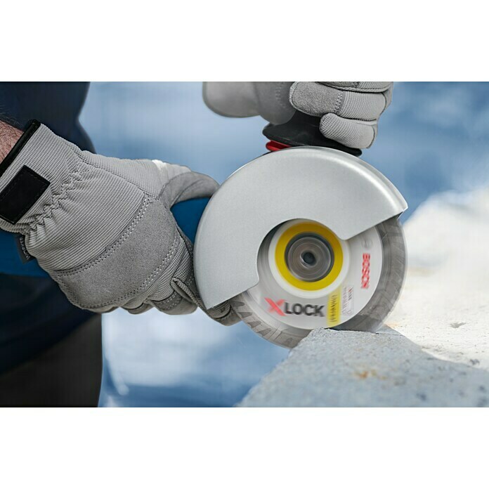 Bosch Professional X-Lock Haakse slijper GWX 14-125 X-Lock (1.400 W, Schijfdiameter: 125 mm, Onbelast toerental: 11.000 tpm)