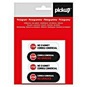 Pickup Etiqueta adhesiva catalán (Motivo: No se admite correo comercial)