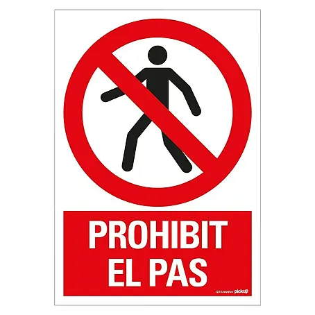 Pickup  Señal de prohibición catalán