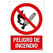 Pickup Señal de precaución (Motivo: Peligro de incendio, L x An: 33 x 23 cm)