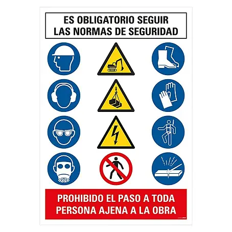 Pickup  Cartel Zona de obras