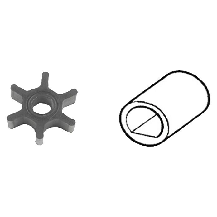 CEF Impeller 500113Ø x L: 31,3 x 11,9 mm, Wellendurchmesser: 8,05 mm View From Above