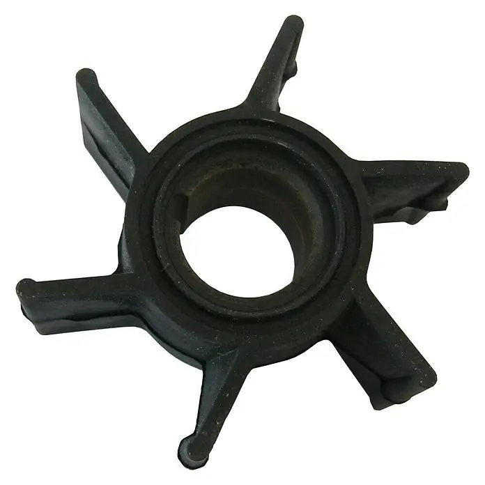 CEF Impeller 500386 - Ø x L: 53 x 20,5 mm, Wellendurchmesser: 15,2 mm - Schwarzes Wasserpumpenrad mit sechs Flügeln. Ein Ersatzteil für Wasserpumpen, das durch seine robuste Bauweise überzeugt.