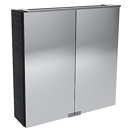 Camargue Stella LED-Spiegelschrank (B x H: 60 x 68,4 cm, Mit Beleuchtung, Dark Oak)