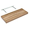 Regalux Wandboard (24 x 60 x 3,8 cm, Eiche, Belastbarkeit: 12 kg)