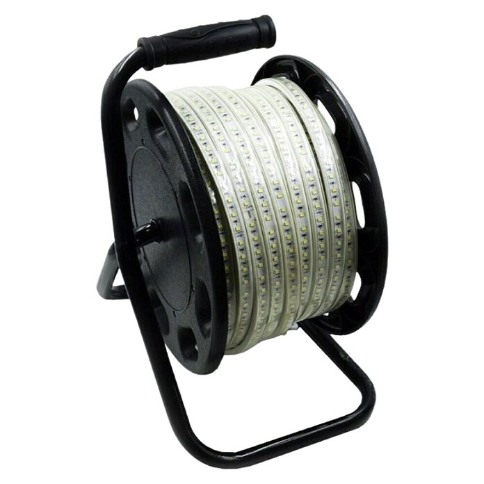 LED traka na bubnju  (10 W, 750 lm, Duljina: 25 m, Boja svjetla: Hladna bijela) | BAUHAUS