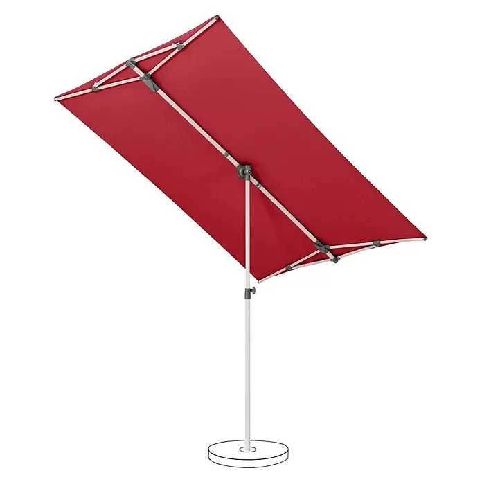 Suncomfort Balkonschirm Flex RoofAurora Rot, Bespannungsmaß (L x B): 210 x 150 cm