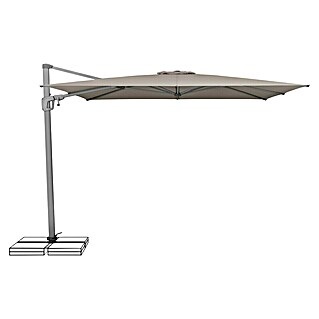 Suncomfort Ampelschirm Sunflex (Light Taupe, Bespannungsmaß (L x B): 300 x 300 cm)
