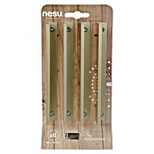 Nesu Tirador para muebles Zeno (Distancia entre orificios: 128 mm, Oro, 4 ud.) | BAUHAUS