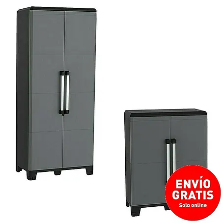 Terry  Armario multiusos de plástico  Alto + bajo PRO Modular
