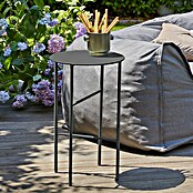 Envy Gartentisch rund Pesetos (Ø x H: 40 x 70 cm, Stahl, Dunkelgrau) | BAUHAUS