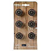 Nesu Pomo para muebles Pétalo (Ø x Al: 31 x 20 mm, Cuero viejo, 6 ud.) | BAUHAUS