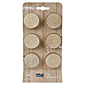 Nesu Pomo para muebles Ango (Ø x Al: 40 x 20 mm, Tipo de tirador del mueble: Otros, Madera, 6 ud.) | BAUHAUS