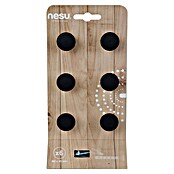 Nesu Pomo para muebles B6-02522 (Tipo de tirador del mueble: Botón, Ø x Al: 23 x 20 mm, Negro, 6 ud.) | BAUHAUS