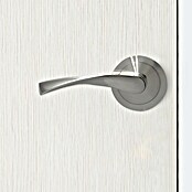Micel Conjunto de picaporte 707 (Aluminio, Curvado, Níquel) | BAUHAUS