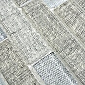 Mosaikfliese Brick Crystal Mix XCM BRV97 (30 x 30 cm, Grau, Matt)