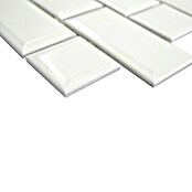 Mosaikfliese Metro Uni CG M10IM (29,4 x 29,1 cm, Elfenbein, Glänzend)