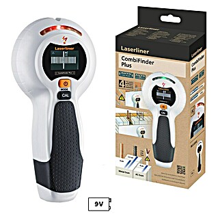 Laserliner Ortungsgerät CombiFinder Plus (Erfassungstiefe: Max. 40 mm spannungsführende Leitungen)