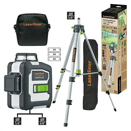 Laserliner  Linienlaser CompactPlane-Laser 3G Set 150cm