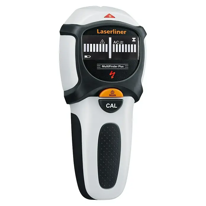 Laserliner Ortungsgerät MultiFinder Plus - Erfassungstiefe: Max. 40 mm Holz/Metall - Laserliner Multifinder Plus Wandscanner. Multifunktions-Detektor zum Auffinden von Metallen, Holz und stromführenden Leitungen in Wänden.