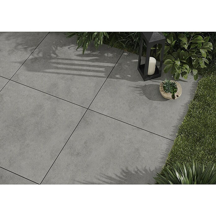 Cersanit Terrassenfliese Metropolis 2.0 (59,3 x 59,3 x 2 cm, Grey, Matt) | BAUHAUS