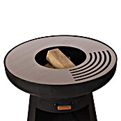 Purline Barbacoa de carbón EFP55RB (Diámetro de la superficie de la parrilla: 60 cm, Negro) | BAUHAUS