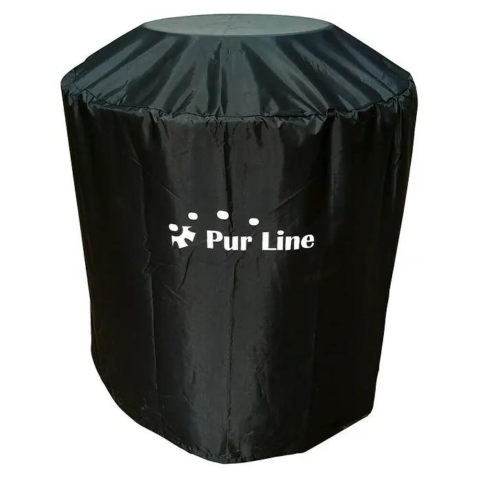 Purline Barbacoa de carbón EFP56CO - Diámetro de la superficie de la parrilla: 98 cm, Óxido - Funda protectora negra de Pur Line para uso exterior, perfecta para proteger tus equipos de jardín de la intemperie y el polvo.