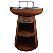 Purline Barbacoa de carbón EFP55CO (Diámetro de la superficie de la parrilla: 60 cm, Óxido) | BAUHAUS