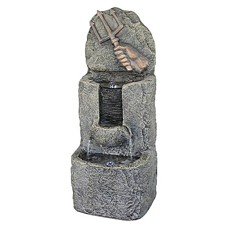 Silex Gartenbrunnen Wassermann (35 cm x 26 mm x 81 cm, Kunststoff)