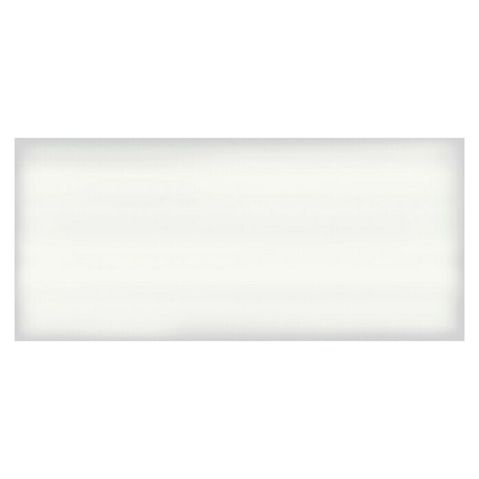 Wandfliese (25 x 55 cm, Weiß, Glasiert)