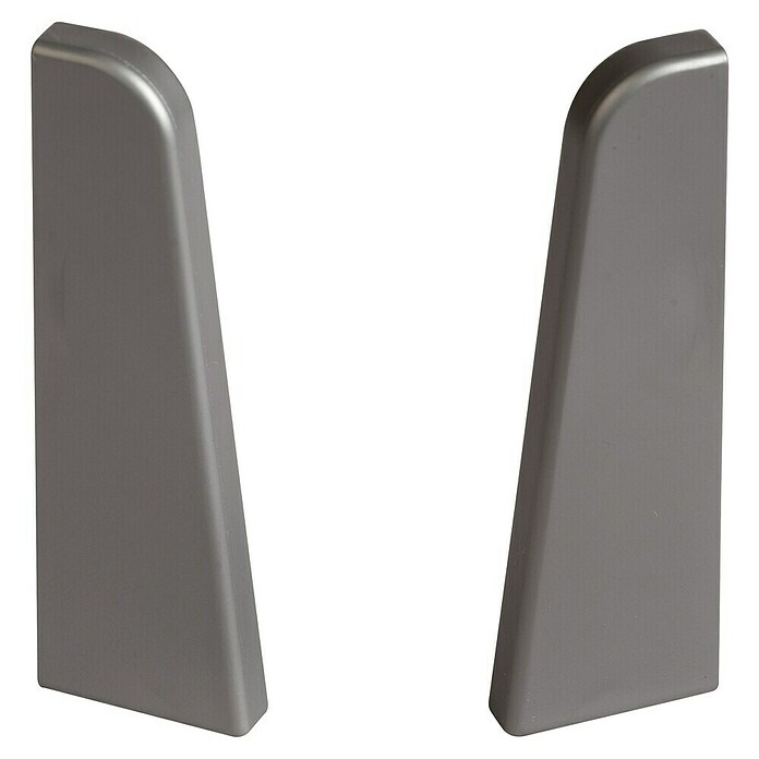 Egger Zaključni pokrov  (Srebrna, 2 kos, Ustrezno za: Egger letve 17 x 60 mm) | 5123 - Zubehör für Leisten | GCDK - Leisten | GCD - Wand Boden Decke Leisten | GC - Wand Boden Decke Leisten | G - Holz/Bauelem | BAUHAUS