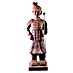 Figura decorativa Guerrero chino con lanza 