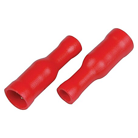 Cartrend Rundsteckhülse (20 Stk., Querschnitt: 0,25 mm² - 1,5 mm², Rot)