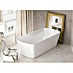 Sanotechnik Freistehende Badewanne Orlando (L x B: 180 x 85 cm, Acryl, Weiß)