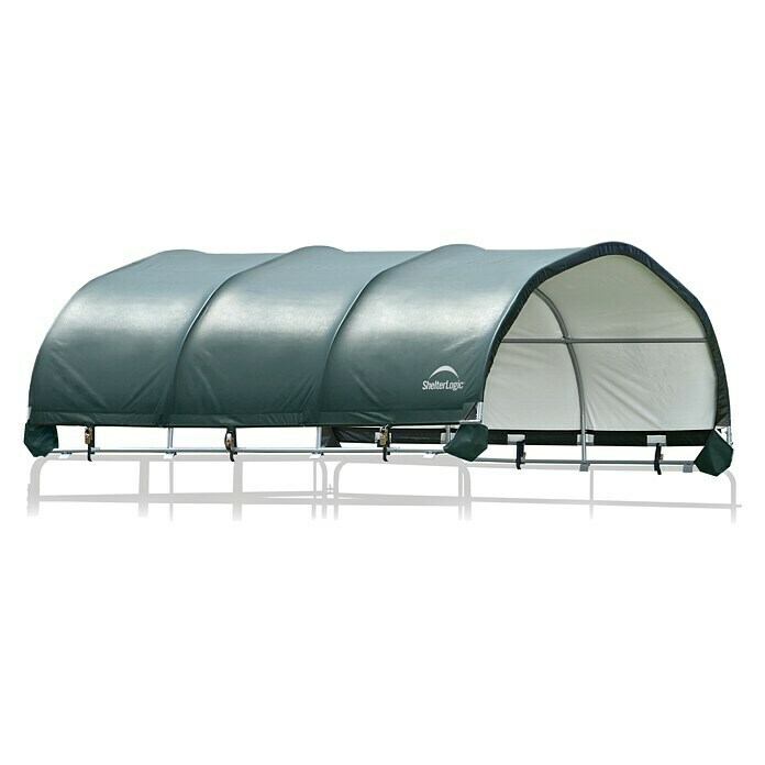 ShelterLogic Weidezelt370 x 370 x 160 cm, Stahl Left Side View