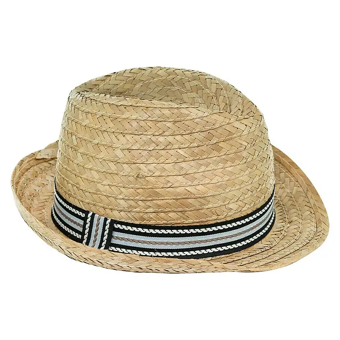 Sonnenhut Zadig - Beige, Geeignet für: Herren - Strohhut mit dekorativem Band. Perfekt für sonnige Tage und stilvolle Outfits.
