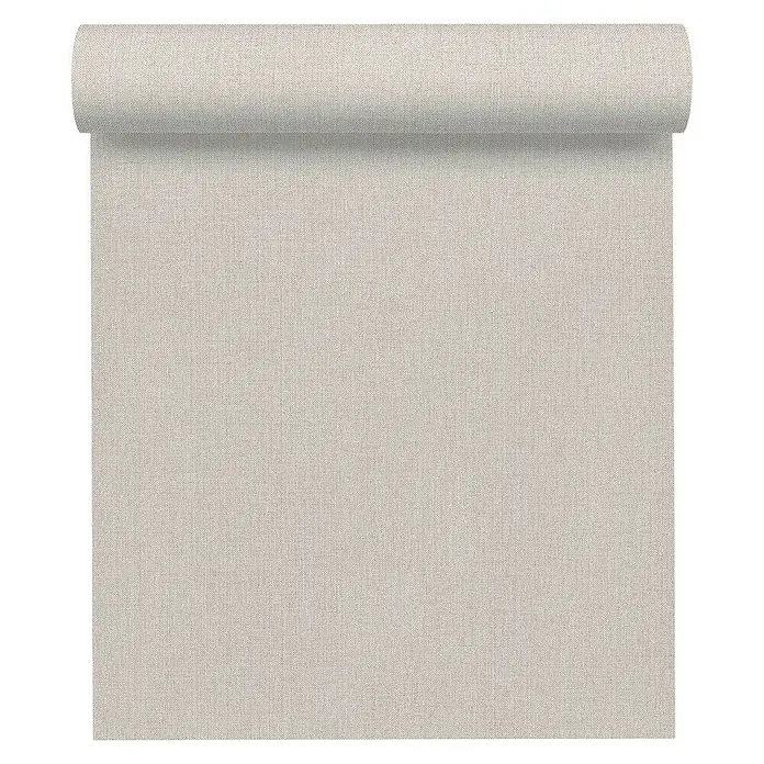 A.S. Création Hygge Vliestapete - Beige, Uni, 10,05 x 0,53 m - Eine Rolle strukturiertes, helles Gewebe, ideal für verschiedene Dekorations- und Bastelprojekte. Die Textur verleiht Tiefe und Interesse.