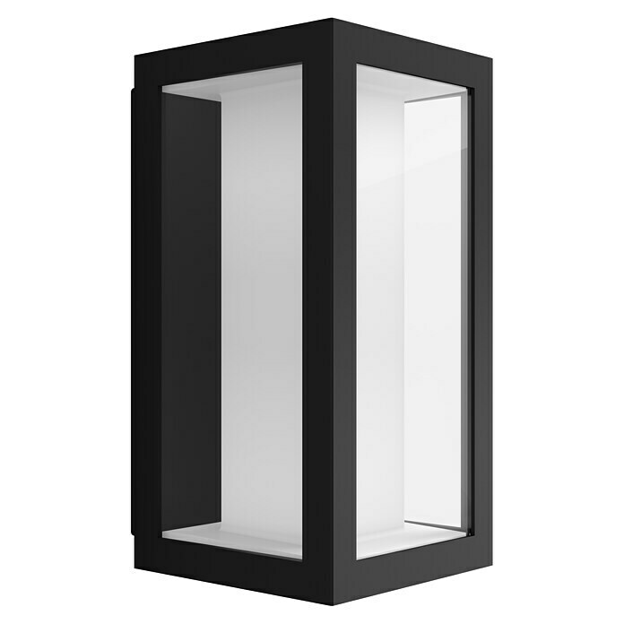 Philips Hue LED-Außenwandleuchte Impress8 W, 14,1 x 12 x 24 cm, Schwarz, IP44 Left Side View