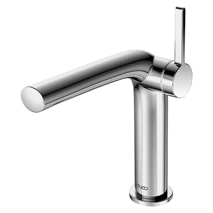 Keuco Edition 400 WaschtischarmaturOhne Zugstange, Chrom, Glänzend - Elegante Keuco Waschtischarmatur mit modernem Einhebelmischer und glänzender Chromoberfläche für stilvolle Badezimmer.