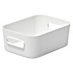 SmartStore Aufbewahrungsbox (L x B x H: 20 x 14 x 7,5 cm, Kunststoff, Weiß)