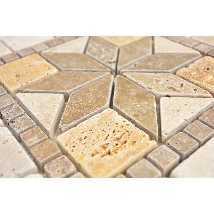Antiek marmer (30,5 x 30,5 cm, Beige/Bruin, Mat)