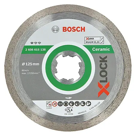 Bosch Professional X-Lock Diamant-Trennscheibe Standard for Ceramic