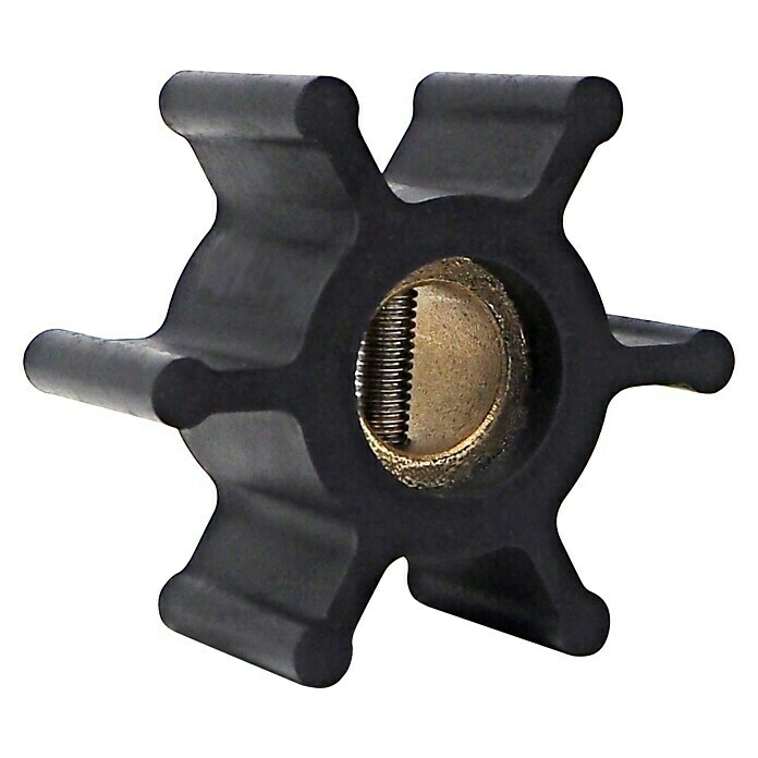 Albin Pump Impeller PN 06-01-006Ø x L: 51 x 22 mm, Wellendurchmesser: 12,7 mm View From Above